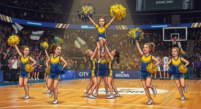 Krepšinio šokių studija (cheerlyding)