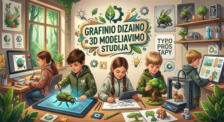 Grafinio dizaino ir 3D modeliavimo studija